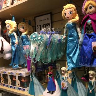Store Shelves Snowed Under with Frozen Merchandise