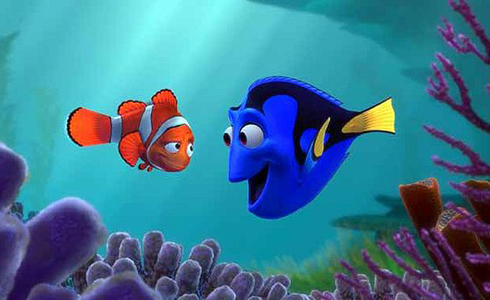 Still shot from the movie: Finding Nemo.