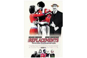 Still shot from the movie: The Replacements.