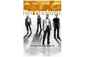 Still shot from the movie: The Rundown.