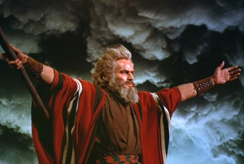 Still shot from the movie: The Ten Commandments.
