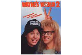 Still shot from the movie: Wayne’s World 2.