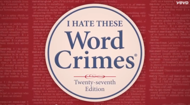 Picture from Weird Al Throws The Book At Language Slackers